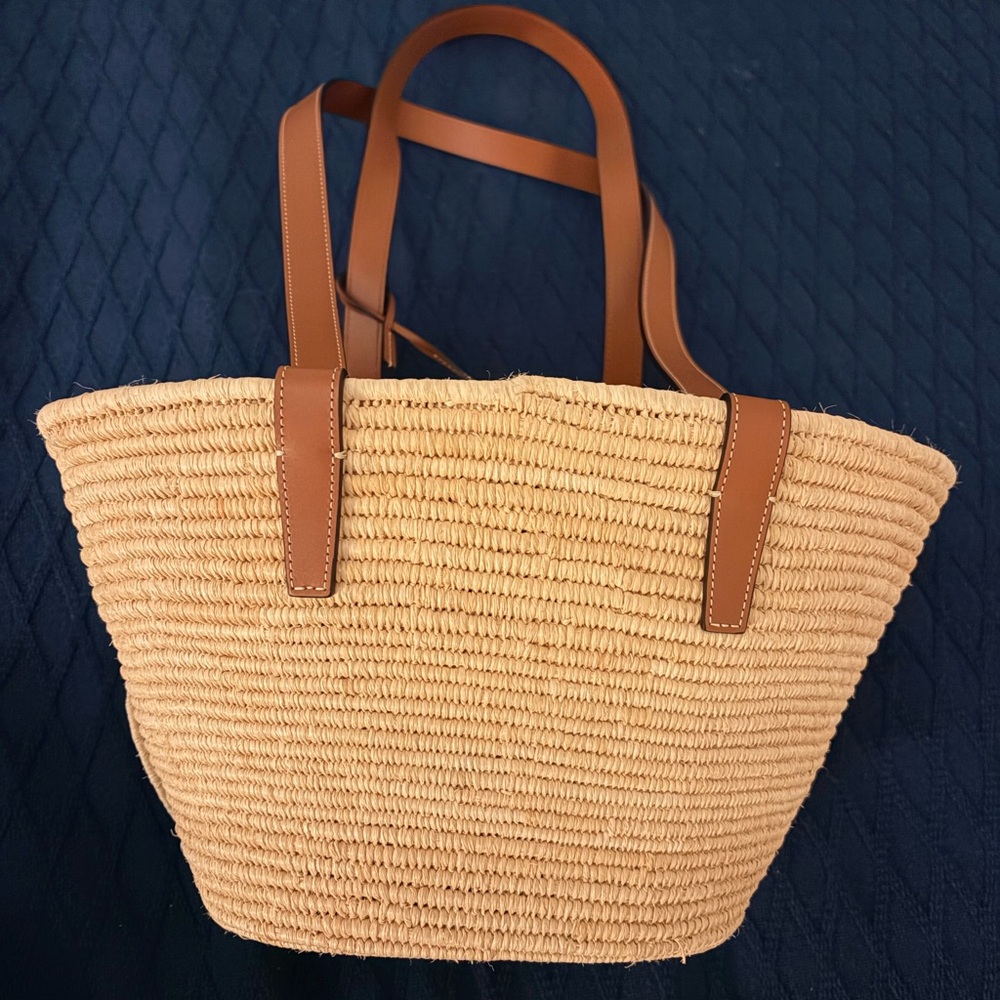 Celine Triomphe Small Raffia Bag - Picture 2 of 5